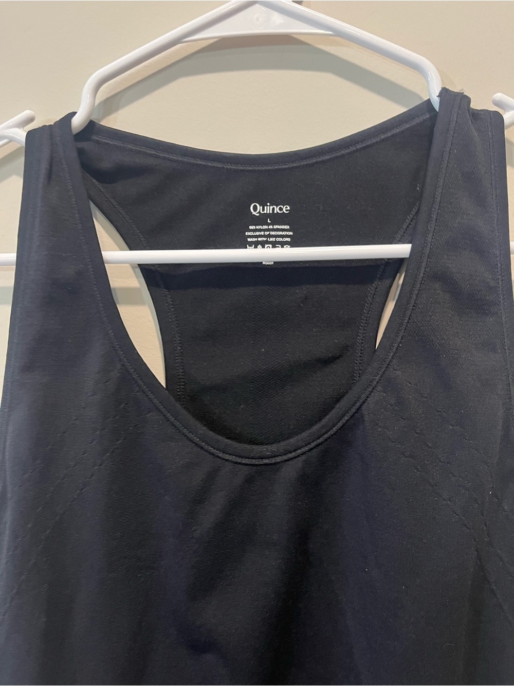 Quince Seamless Ruched Racerback Tank Size Large - Picture 6 of 11